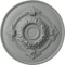 Ekena Millwork Monique Ceiling Medallion (Fits Canopies up to 3 3/4"), 13 3/4"OD x 1"P, Primed White CM13MO - alternate 1